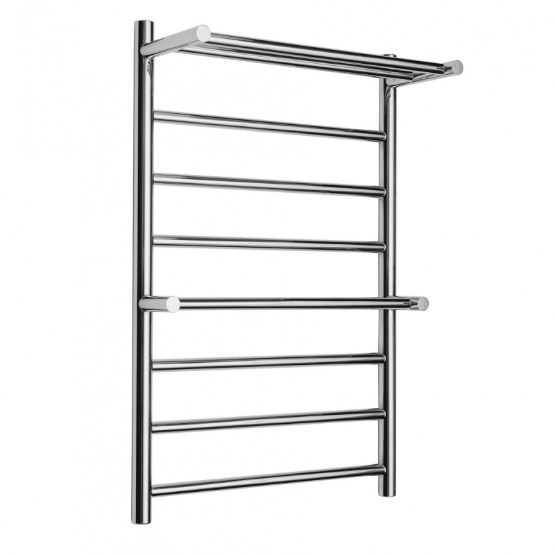 Рушникосушка водяна Navin Класик з полицею 500х800 мм нержавіюча сталь хром 00-024021-5080