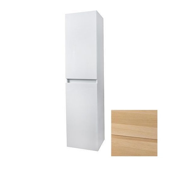 Пенал для ванної Fancy Marble Borneo підвісний 40х30 см шпон дуба Borneo П ш