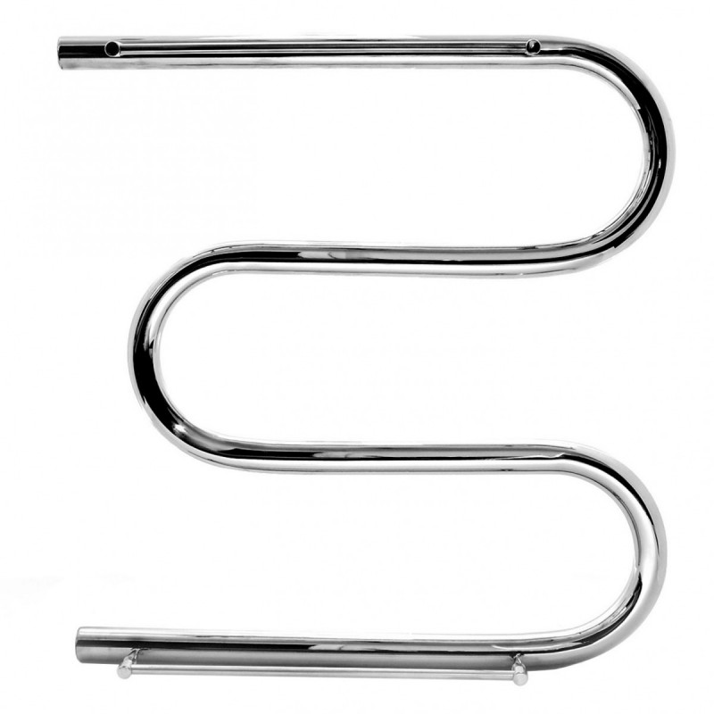 Рушникосушка водяна Navin Змійовик 32 500х500 мм з полицею нержавіюча сталь хром 00-000231-5050