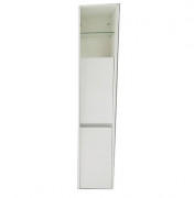 Пенал для ванной Fancy Marble Cyprus 35х40 см петли слева МДФ/ДСП белый глянец 33718012210