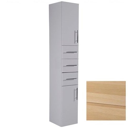 Пенал для ванної Fancy Marble підвісний 30х37 см шпон дуба П-2 ш