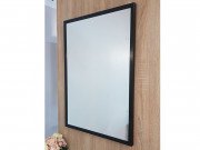 Дзеркало у ванну кімнату Fancy Marble 60х70 см чорна рама 6070MB
