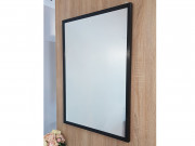 Зеркало в ванную комнату Fancy Marble 60х70 см черная рама 6070MB