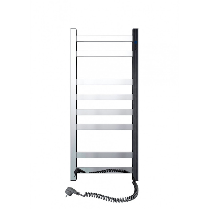 Електрична рушникосушарка Navin Авангард 360х800 мм права з кнопкою нержавіюча сталь хром 10-028050-3680