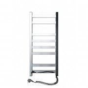 Электрический полотенцесушитель Navin Авангард 360х800 мм правый с кнопкой нержавеющая сталь хром 10-028050-3680