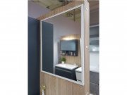 Дзеркало у ванну кімнату Fancy Marble 80х70 см біла рама 8070MW