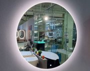 Дзеркало у ванну кімнату Fancy Marble Samedi Ø70 см зі світлодіодним підсвічуванням Samedi 700