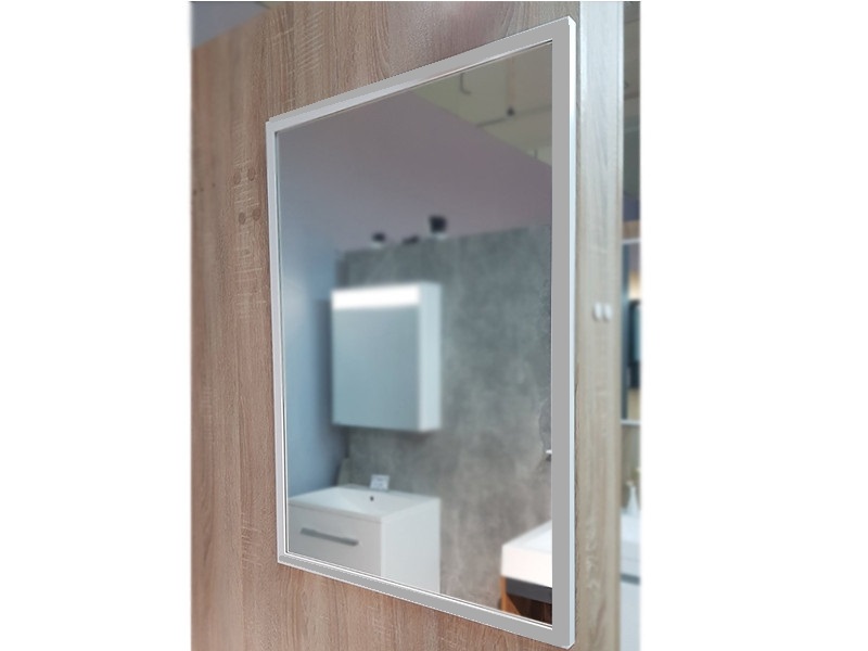 Зеркало в ванную комнату Fancy Marble 60х70 см алюминиевая рама 6070МА