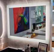 Дзеркало у ванну кімнату Fancy Marble Simi 100х80 см зі світлодіодним підсвічуванням Simi 100