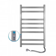 Электрический полотенцесушитель Navin Авангард 480х800 правый Digital с таймером нержавеющая сталь сатин 10-328052-4880