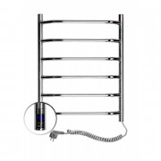 Электрический полотенцесушитель Navin Блюз 480х600 правый Digital сенсор с таймером нержавеющая сталь хром 10-006033-4860