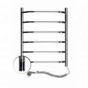 Рушникосушарка електрична Navin Блюз 480х600 права Digital сенсор з таймером нержавіюча сталь хром 10-006033-4860