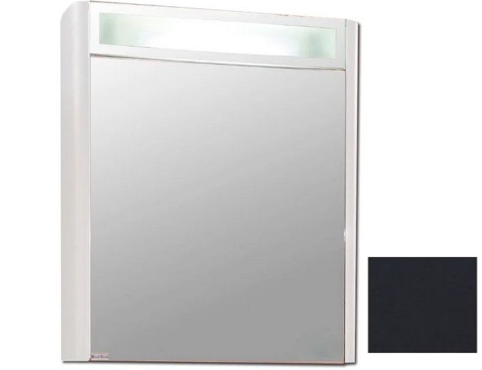 Дзеркальна шафа Fancy Marble Santorini 60х15 см з підсвічуванням МДФ сірий МС-Sant C