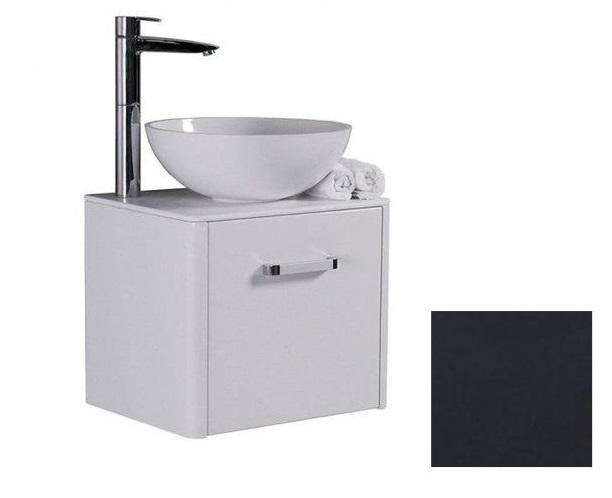 Тумба подвесная Fancy Marble Fiji 49,2x39,5 см с раковиной Mona МДФ серый FIJI 500C