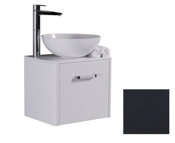Тумба підвісна Fancy Marble Fiji 59,2x39,5 см із раковиною Mona МДФ сірий Fiji 600С