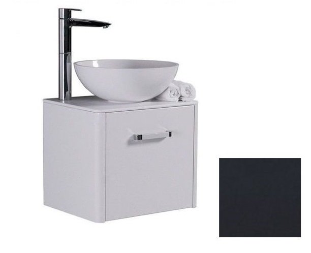 Тумба підвісна Fancy Marble Fiji 49,2x39,5 см із раковиною Mona МДФ сірий  FIJI 500C