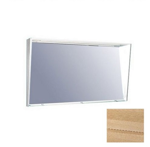 Зеркальный шкаф Fancy Marble Cyprus 125х14 см шпон дуба ШЗ Cyprus ш