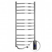 Электрический полотенцесушитель Navin Камелия 480х1200 левый сенсор с таймером нержавеющая сталь хром 10-007133-4812