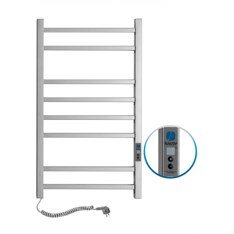 Рушникосушарка електрична Navin Loft 500х800 Digital ліва нержавіюча сталь хром 10-043152-5080