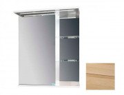 Дзеркальна шафа Fancy Marble 58х26 з діодним підсвічуванням см шпон дуба ШЗ-8ш