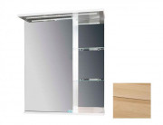 Зеркальный шкаф Fancy Marble 58х26 см с диодной подсветкой шпон дуба ШЗ-8ш