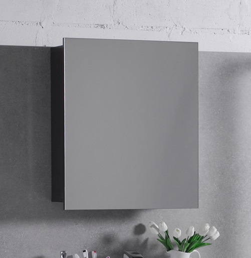 Дзеркальна шафа Fancy Marble 60х16,4 см ДСП сірий ШЗ-700 С