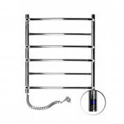 Рушникосушарка електрична Navin Омега 530х600 лівий сенсор з таймером нержавіюча сталь хром 10-015133-5360