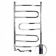 Рушникосушарка електрична Navin Пірует 480х800 лівий поворотний сенсор з таймером нержавіюча сталь хром 10-021133-4880