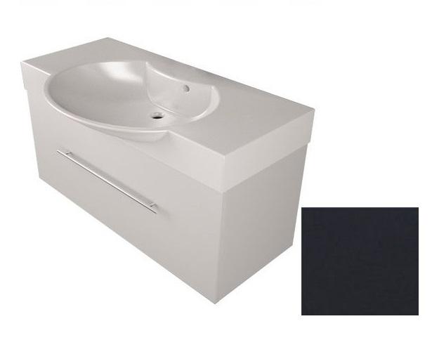 Тумба підвісна Fancy Marble Sumatra-1 98х40 см із раковиною Carme 980 МДФ сірий SUM1-980N G