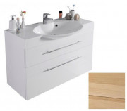 Тумба подвесная Fancy Marble Sumatra-2 97,2х39,6 см с раковиной Carme 980 шпон дуба SUM2-980Nш