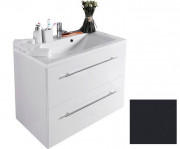 Тумба підвісна Fancy Marble Goa 79,4х50,5 см із раковиною Dallas 800 МДФ сірий ШН-72С