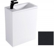 Тумба подвесная Fancy Marble Java 50x24,5 см с раковиной Linnea 500 МДФ серый ШН-500С