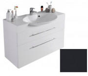 Тумба підвісна Fancy Marble Sumatra-2 80,7х55, 8 см з раковиною Carme 800 МДФ сірий SUM2-800N G