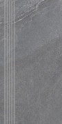 Ступінь Nowa Gala Stonehenge Dark Grey lappato mat 59,7х29,7 см 5900423042753