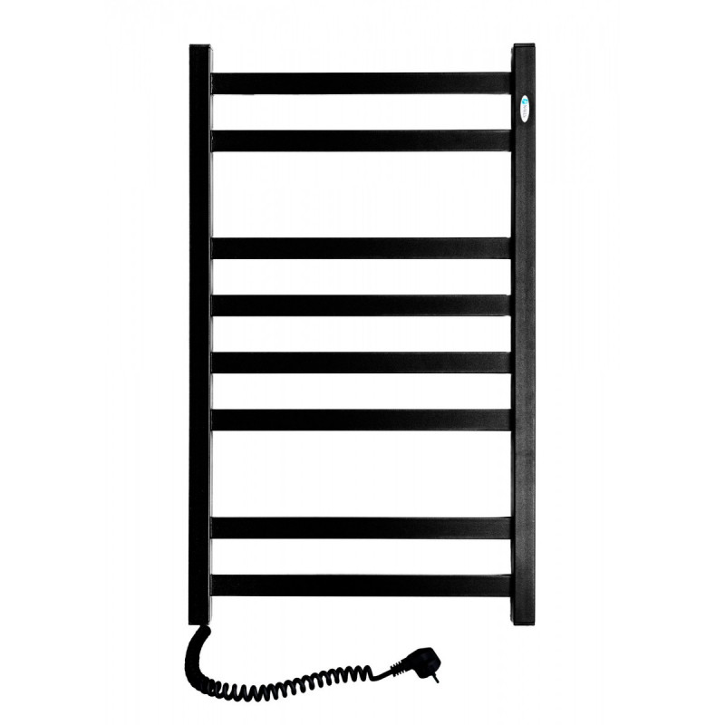 Электрический полотенцесушитель Navin Авангард 480х800 левый окрашенная сталь черный 12-228150-4880