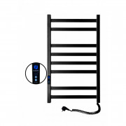 Рушникосушарка електрична Navin Авангард 480х800 права Digital із таймером пофарбована сталь чорний 12-228052-4880