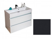 Тумба подвесная Fancy Marble Sherman 99,1х44,2 см с раковиной Signe 1000 МДФ серый Sherman100С