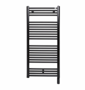 Полотенцесушитель електричний Zehnder Virando з теном HOTS скрытого монтажа чорний матовий AB-120-060-9017-HOTS-HID