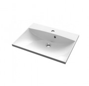 Раковина для ванной Fancy Marble Amelia 60х46 см искусственный камень белый матовый 0706103