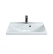 Раковина для ванной Fancy Marble Dora 59,1х34,5 см искусственный камень белый 8306101