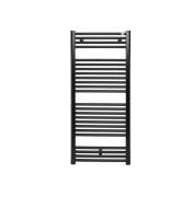 Полотенцесушитель водяной Zehnder Virando для закрытых систем отопления черный матовый AB-120-060-9017