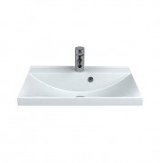 Раковина для ванної Fancy Marble Dora 59,1х34, 5 см штучний камінь білий 8306101