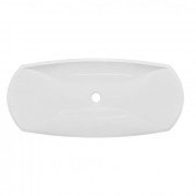 Раковина для ванної Fancy Marble Quant 79,5х39,5 см штучний камінь білий 7608101