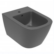 Біде підвісне Volle Solo 36х53,5 см кераміка матовий антрацит 13-55-112Grey