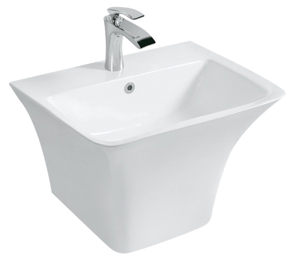 Раковина для ванной Volle Leon 53х44 см керамика белый 13-11-602