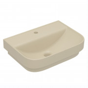 Раковина для ванной Volle Solo 54х39,5 см накладная/подвесная керамика матовый капучино 13-55-113Capp