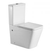 Унітаз-компакт підлоговий Volle Libra Rimless 37,5х67,5 см кераміка білий 13-41-566