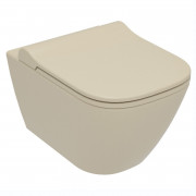 Унітаз підвісний Volle Solo Rimless 35,5х51 см кераміка матовий капучино 13-55-111Capp