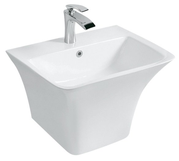 Раковина для ванної Volle Leon 53х44 см кераміка білий 13-11-602