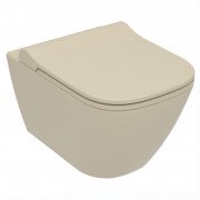 Унитаз подвесной Volle Solo Rimless 35,5х51 см керамика матовый капучино 13-55-111Capp